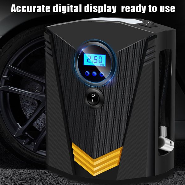 

2019 air compressor heavy duty digital tire inflator auto shut off pump portable dc 12v 150psi v-best