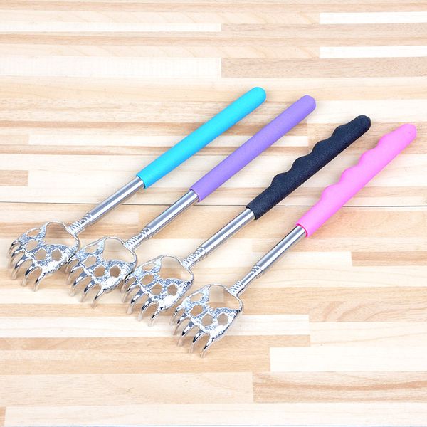 

new portable random color convenient claw telescopic back scratcher for massage