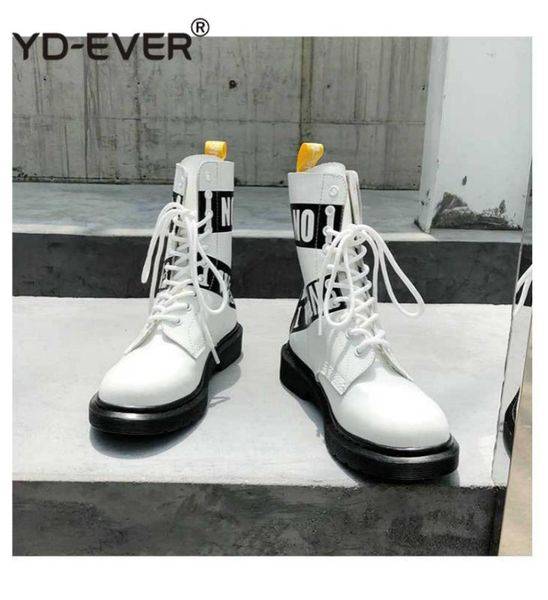 

натуральная кожа белый черный женщин desert boots женские британские мотоцикл сапоги 10 подошва толстой подошве голеностопного, Black