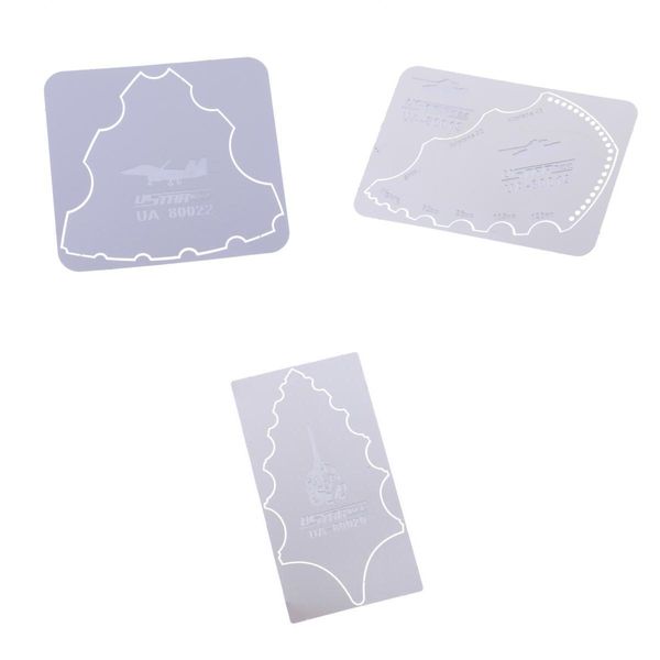 

3x parting line scraper p etched tool model making kit engraved template