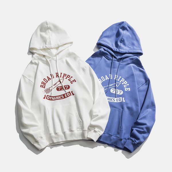 

город, где продукт в японском стиле спецодежда помыться hoodie сыпучие-fit printed пуловер толстовка мужчины и женщины пары моды, Black