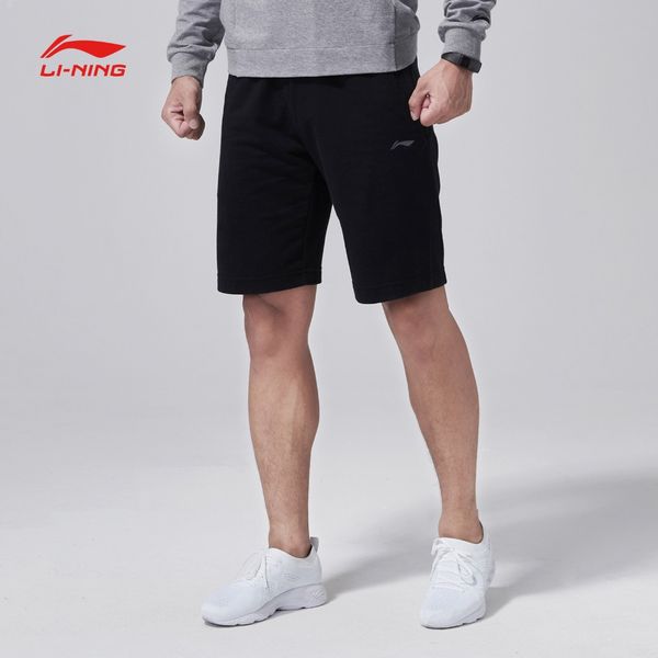 

men training shorts mesh breathable cotton polyester regular fit lining comfort sports shorts aksn251, Black;blue