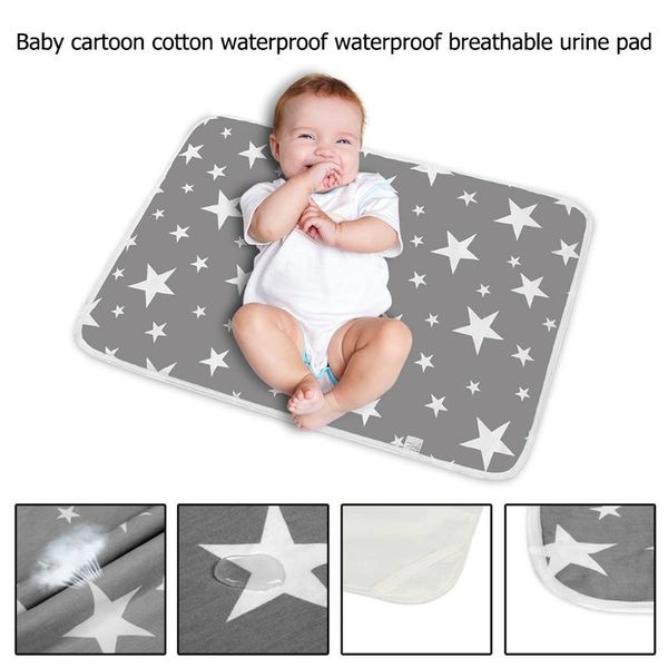 

starry sky printed baby changing pad infant washable diaper nappy urine mat kid waterproof bedding changing pads covers