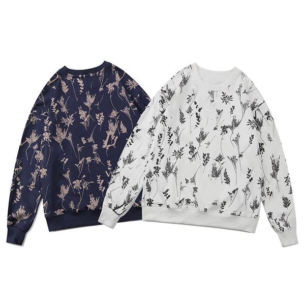 

new arrival autumn mens women hoodies with letters flowers fashion men sweatshirts spring pullover sweaters hoodie men clothing, Black