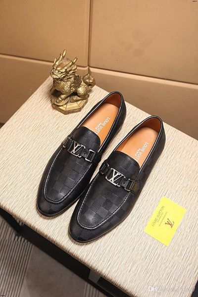 

19fw классические мужские башмаки роскошные британские туфли бизнес буллок кожаные ботинки высокое качество мужской обуви 2019 dropshipping, Black