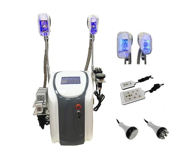 due maniglie criogeniche Cryolipolysis lipo freeze macchina dimagrante crioterapia cavitazione ad ultrasuoni rf lipo laser liposuzione