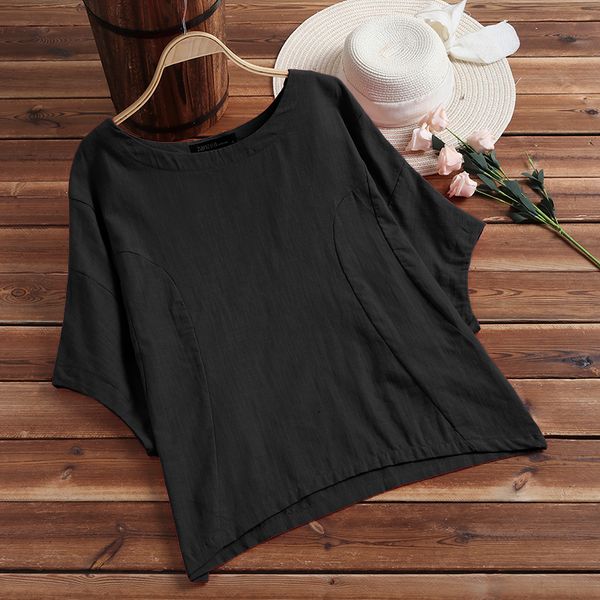

womens blouses plus size women 2019 blouse bat short sleeve loose blusa feminina casual shirt blusas work white 100% cotton femme