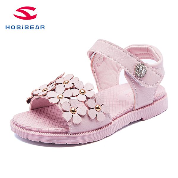 

hobibear baby little girls summer pearl sandals 2020 bling sandals for girls gu6968, Black;red