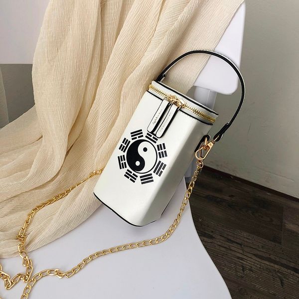 

handbags women bags fashion women's shoulder bag girl messenger bag crossbody chinese lucky text bucket box chain