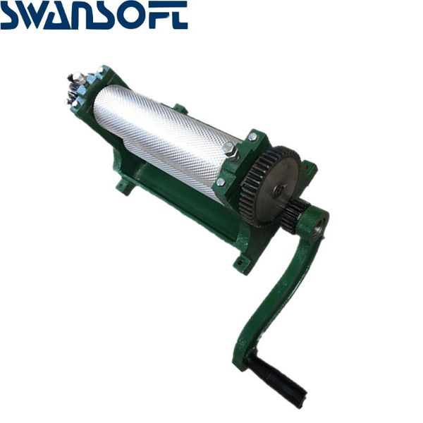 

manual aluminum alloy nest foundation machine zhongyi honeycomb foundation machine electric nest calender