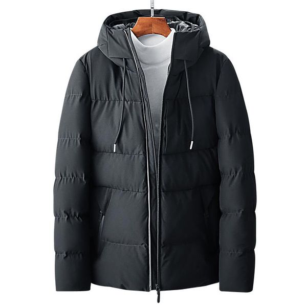 

2019 winter jacket mens quality thermal thick coat snow red black parka male warm outwear fashion - white duck down jacket men