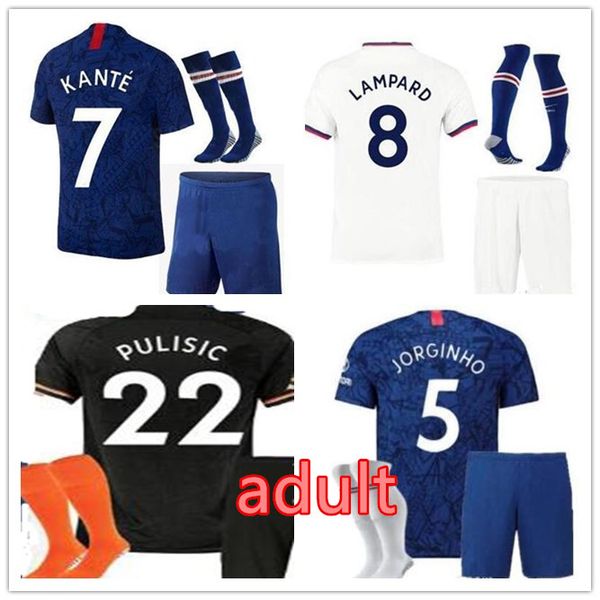

2019 2020 kit kante lampard odoi jorginho puli ic cheek occer jer ey 19 20 barkley fabrega willian higuain david luiz football men, Black;red