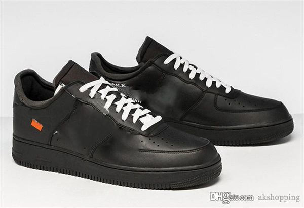 

2019 authentic air force1 1 low moma mca blue white af-100 off men women running shoes sports sneakers with original box