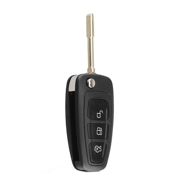 

3 buttons flip key folding car remote key shell for ford focus mk1 mondeo transit styling smart key cover case fob