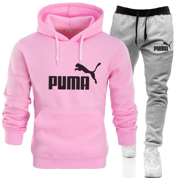 

2020 men balmen buma tracksuit fashion long sleeve sportswear two piece sets fleece thick hoodie+pants spring autumn pullover hoodie jacket, Gray