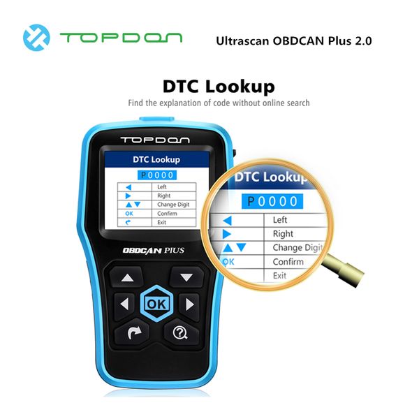 

on ultrascan obdcan plus 2.0 obd 2 code reader scanner obdii automotive car diagnostic tool for cars' dtc prints data