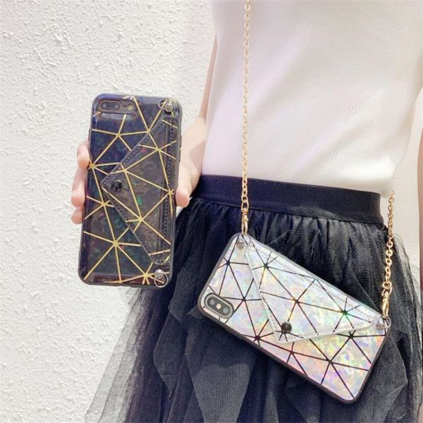 

famous luxury designer wallet phone cases cover for iphone x xr xs max 8 7 6 6s plus leather pouch tpu shell with key chain