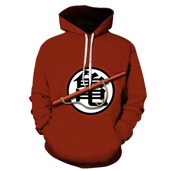 

3d anime hoodie z pocket hooded sweatshirts poleron hombre streetwear sudadera oversozed hoodie men coat, Black