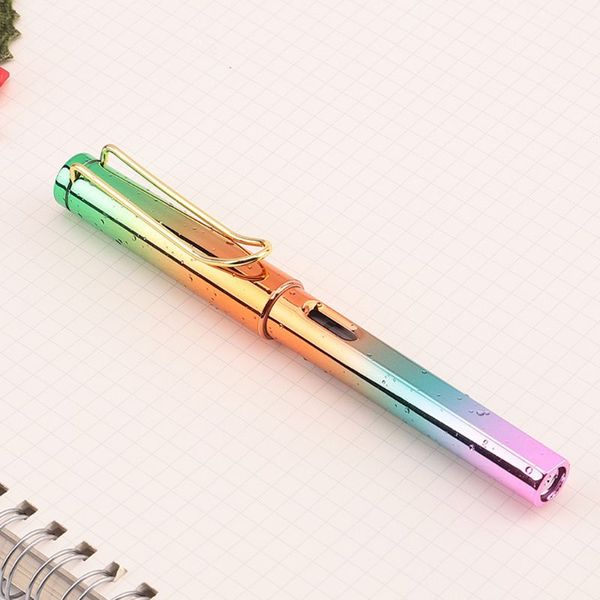 

water drop gradient fountain pen business student 0.38mm extra fine nib fashion office supply writing tool l41e