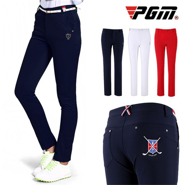 

women's outdoor sports golf long pants sports autumn/winter slim fitting high elastic personal elegant cool wears, Gary;green