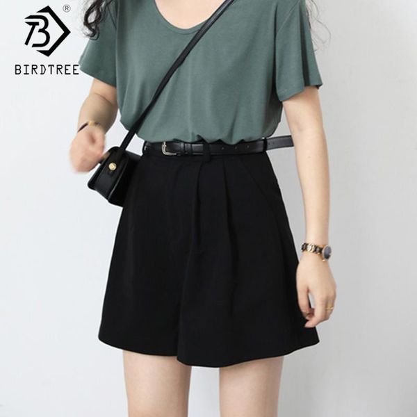 

женщины свободные прямые тонкие шифоновые шорты весна лето мода повседневная низкая талия широкие шорты женские низы новый 2020 b03503o, White;black