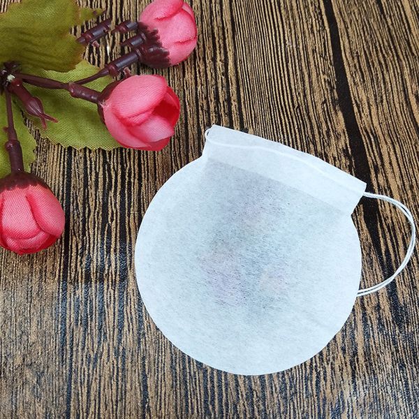 

round shape tea bags disposable food grade filter paper bags coffee bags