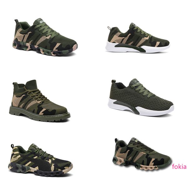 

ale 2020 no-brand designer shoes men women running shoes camouflage army green outdoor trainer siez 36-44 style 303