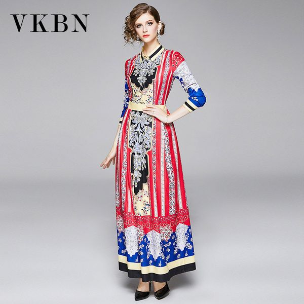 

vkbn 2020 вена и оен новое женкое плае оложной воѬоник длинное плае поа, Black;gray