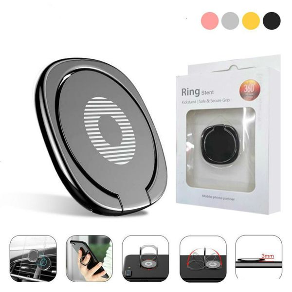 

factory wholesale custom logo new luxury metal finger ring holder smartphone mobile phone finger stand holder for iphone 7 6 samsung tablet