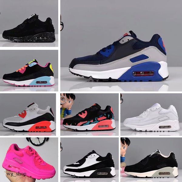 

nike air max 90 2020 новый классический essential дышать ребенок кроссовки мальчика и девочка молодого парня спорт тапок размера 28-35, Black