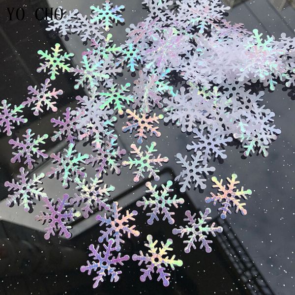 

300pcs/lot snowflake window sticker wedding chrismas decoration craft diy ornament winter home garden decor xmas tree decoration