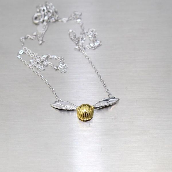 

925 sterling silver золоой ни ожеѬеле кѬла аѬма квидди веа золоа snitch ожеѬеле
