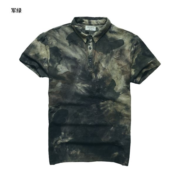 

mens shirt 2019 new summer short sleeve turn-over collar slim casual breathable solid color business shirt, White;black