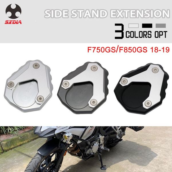 

motorcycle aluminum kickstand side stand extension for f750gs f850gs 2018 2019