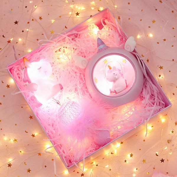 

windbell pendant small gift party decoration unicorn star lamp sakura lamp gift box finished birthday present home decoration