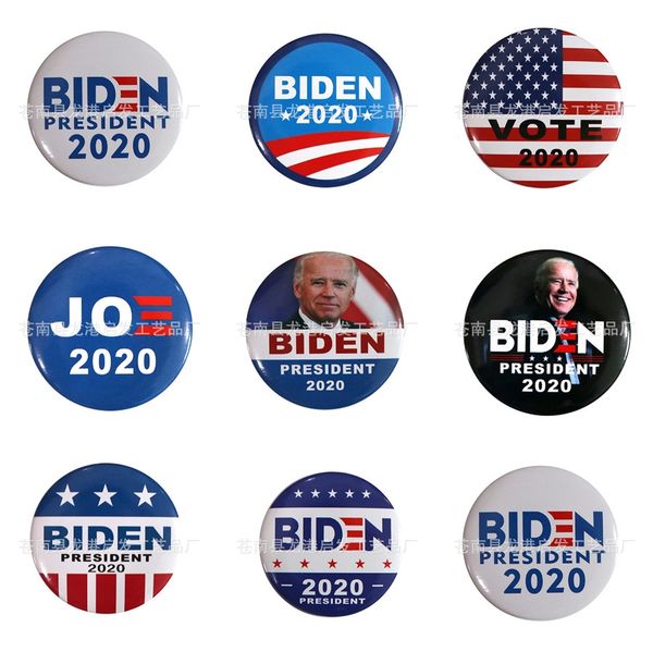 

national embroidered rectangular patch biden badge sew on or iron on military biden badge #298, Silver