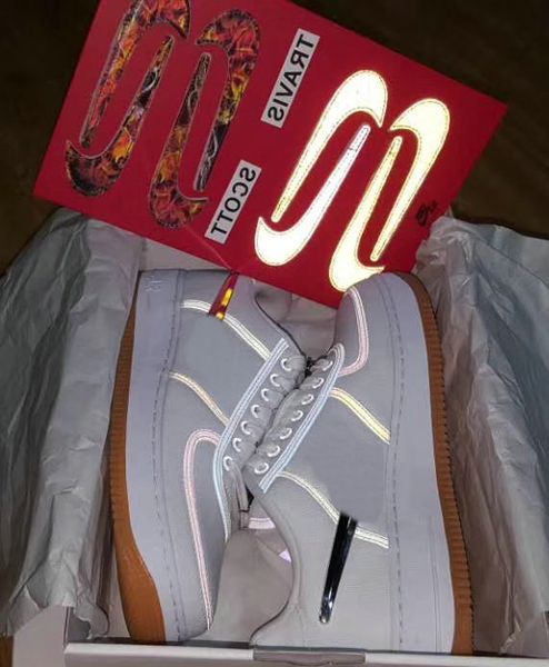 Acquista Travis Scott X Basse Forze Di 1 Men Designer Shoes Scarpe Riflettente Tela Bianca Sneakers Trainers 1 Dunk Sport Skate A $51.78 Dal Kebici | DHgate.Com