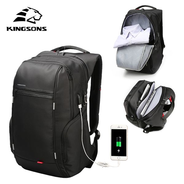 

kingsons 2019 new item men women fashion lapbackpack business casual travel backpack shoulder bag christmas new year gift t200326