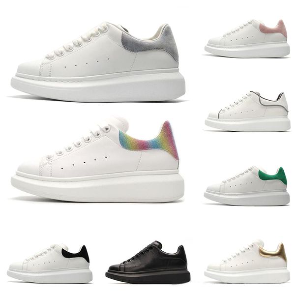 

Luxury Designer Brand Shoes Womens Mens Trainers 3m REFLECTIVE Leather Platform Shoes Flat Casual Party Wedding Suede Sports Sneakers