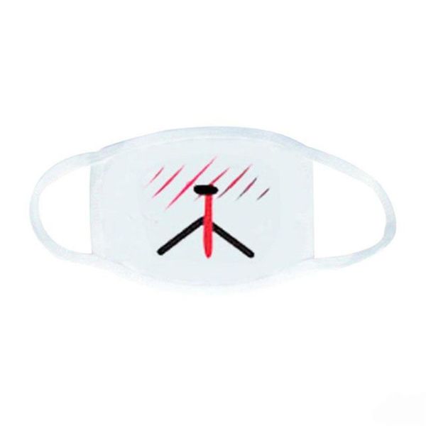 

white for woman man face mask kawaii anime mouth mask cotton fabric anti-dust pollution masks keep warm mouth face masks