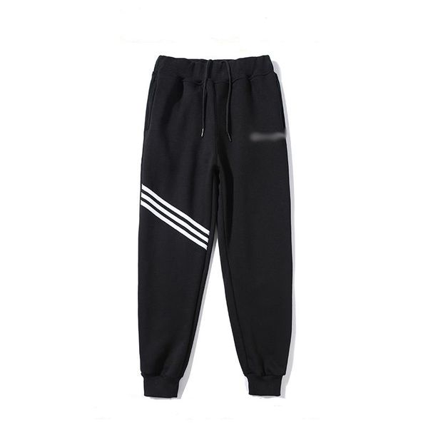 

чемпионы плюс velvet мужские спортивные штаны моды класса люкс высокого качества beam пот брюки new cotton трениках повседневный wild beam б, Black