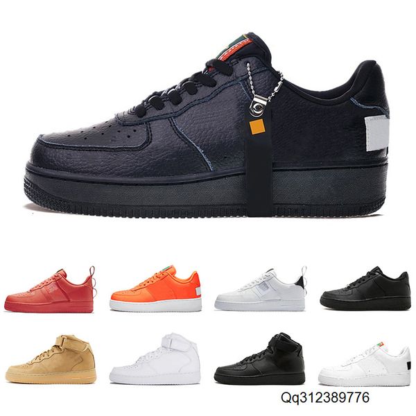 

duck 1 just black white orange men women basketball atheletic shoes utility red sports skateboarding wheat running sneakers