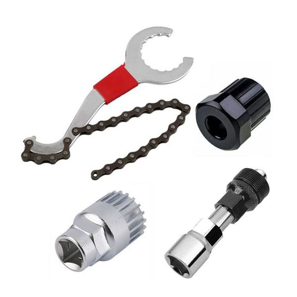 

mountain bike repair tool kits bicycle chain removal/bracket remover/heel remover/crank puller remover outdoor bike tools