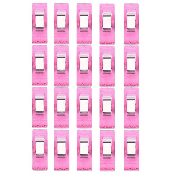 

20pcs pure color clips decorative clothespins plastic cloth quilt blanket p peg clothespin food snack storage craft clips