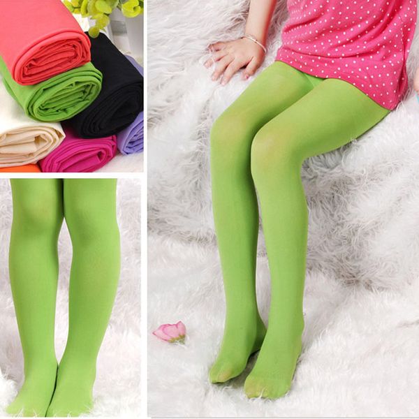 

spring autumn candy color children tights for baby girls kids cute elastic pantyhose tights stockings for girls dance tights, Black;white