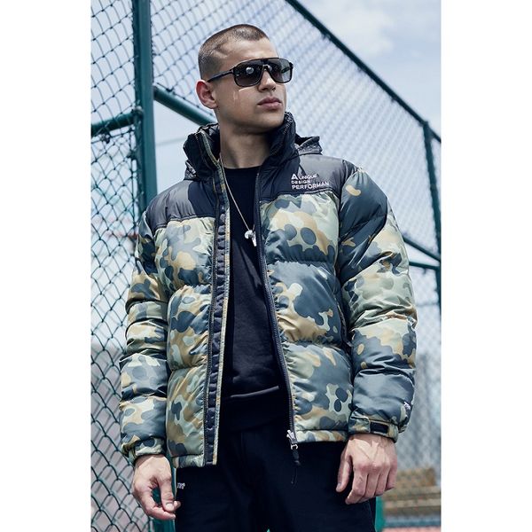 

Mens Designer Down Luxury Parkas New Arrival Spliced Camouflage Coat Mens Yonth Casual Activel Outdoor Jackets Dow Coat Hot Sale