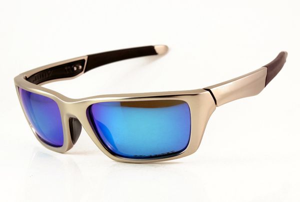 

new unchc designer 62mm oo4045 iridium silver brand metal polarized luxury eyewear sunglasses blue sports mens/womens jury glasses styl ipau, White;black