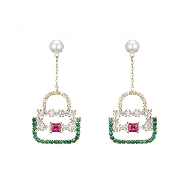 

Japanese and Korean personalized net red Earrings womens Korean Earrings Fashion popular manufacturer pure silver jewelry wholesale