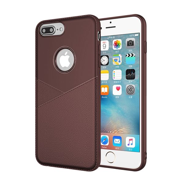 Custodia in silicone con logo Slim Soft TPU Custodia in pelle opaca per telefono per iPhone XR XS MAX 8 7 Plus 6s Samsung S10 Plus