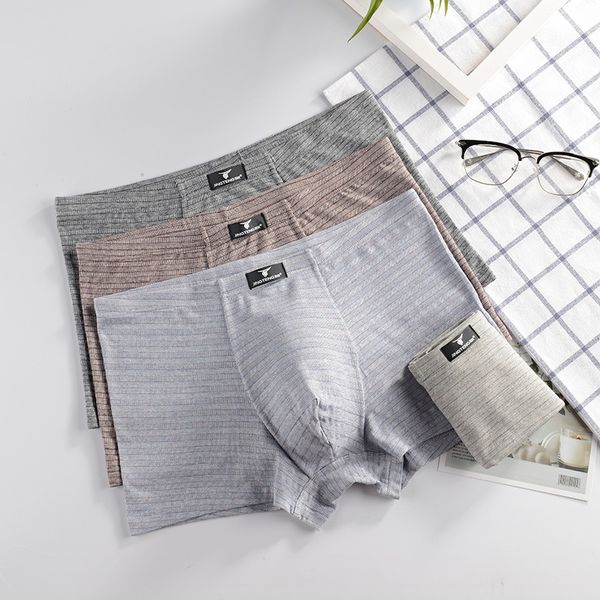 

mens designer boxers mesh breathable inner underwear business cotton underwear, White;black